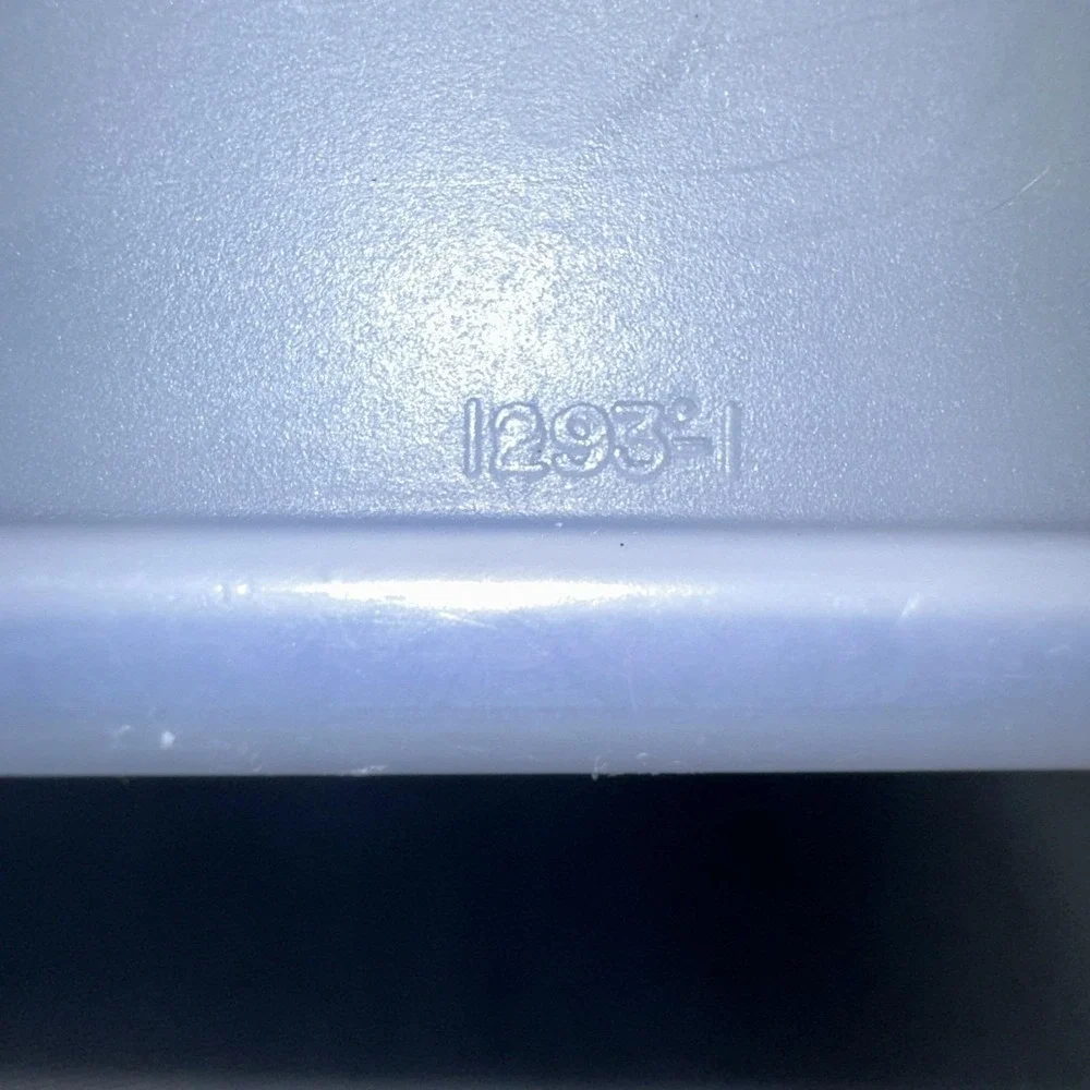 Vintage Tupperware 1292 Blue Bacon Meat Keeper w/ Lid NOS New Old Stock Unused